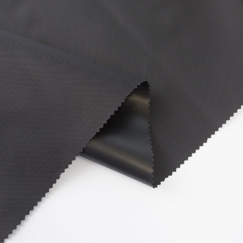 400d Encrypted Black Oxford Cloth Tectae PVC sarcina Fabric
